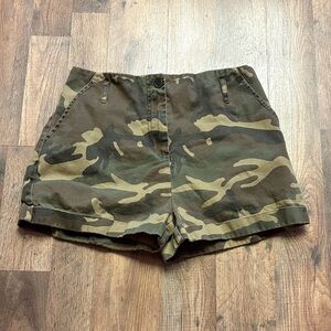 Women's Camouflage Cargo Shorts